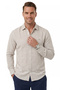 Krem Slim Fit Striped %100 Cotton Men's Shirt – Breathable Stylish Casual Shirt 2602626