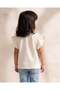 Girls White Embellished T-Shirt - 3