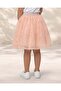Girls Pink Embroidered Skirt - 2