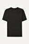 Men's Brown Loose Fit Crew Neck T-Shirt - 2