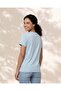 Women Blue Embellished T-Shirt - 3