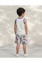 Boys White Miami Vest And Shorts Swim Set - 3