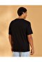 Men Black Jacquard T-Shirt - 3