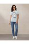 Women Mint Garfield Graphic Oversized T Shirt - 2