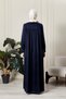 Kupra Fabric Hijab Dress with Button Detail, Comfortable Fit, Long Dress, Premium Plus Size Hijab Dress - 8