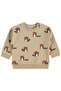 Kunduz Printed 6-18 Months Set - Brown - 3