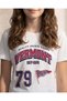 Senior Girls White Graphic T Shirt - 4