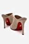 Ten Suede Women's Open Toe Red Sole Stiletto Heel U t Slipper Melody - 4