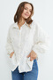 Tasseled Stone Embroidered Casual Shirt - 3