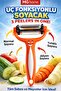 1 Piece ❤️   3-in-1 Peeler ❤️   Multifunctional Kitchen Peeler ❤️ Julien ❤️   Flat and Serrated Peeler Vegetable Peeler Fruit Vegetable Peeler Stainless Steel Professional Peeler Kitchen Equipment Tableware Ready - 2