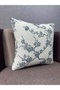 Woven Linen Sakura Series 05 43X43 (Flower Details Are Blue Tones) - 2
