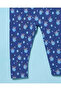 Infant Girls Navy Printed Leggings - 3