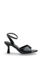 Leda Gioia Women's Thin Heeled Shoes 001265 Black Patent Leather - 3