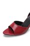 Leda Gioia Women's Thin Heeled Shoes 001265 Burgundy Patent Leather - 4