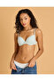 Women Assorted 2 Pack Ribbed Plunge Bras with Lace - 6