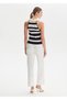 Marin Gold Striped Polo Neck Knitwear Top - 5