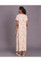 Senior Girls Pink and Blue Floral Nightgown - 2