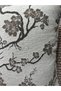 Woven Linen Sakura Series 04 43X43 (the Flower Details Are Dark Brown and Gray Tones) - 5
