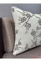 Woven Linen Sakura Series 04 43X43 (the Flower Details Are Dark Brown and Gray Tones) - 6