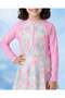 Girls Green Tropical Modest Swim 3 Piece Set - 2