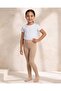 Girls Beige Jacquard Design Tights 2 Pairs - 2