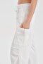 Women's Design Trousers with Side Tie Detail and Elastic Waist - 6