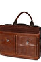 71476 Genuine Leather Unisex Briefcase Bag Se Professional Business Bag with Laptop Compartment Bag Se Brown - 7
