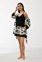 11710 Women's Dressing Gown Shorts Set
