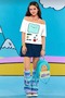 قميص Adventure Time Fin and Jack Y2K بأكمام قصيرة - 5