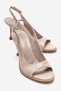 Iselin Beige Women's Stiletto Heel U Shoes