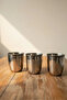 Authentic Dot Embroidered Steel Cup (Set of 3) - 3