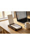 Wooden Desk Organizer & Memo Card Holder - To-Do List Stand with 100 Cards, Dark Walnut