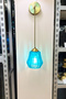Elite Sapphire Blue Glass Wall Sconce - 5