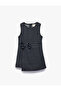 Bow Detail Sleeveless Crew Neck Jumpsuit, Pack of Plaid - 2