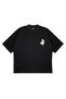 Unisex Women's Men's Bape Bottle and Star Front Printed Oversized Thick Fabric Relaxed Fit Cotton T-Shirt - 3