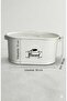Modern Oval Metal Bread Box - White - 4