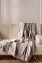 Reversible Striped Muslin Bedspread - 100% Cotton 4-Layered Piqué - 4