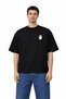Unisex Women's Men's Bathing Age Logo Pink Front Printed Oversize Thick Fabric Comfortable Cut Cotton T-Shirt - 2