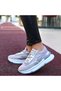 Aleh Gray Skin Lace-Up Sports Shoes - 4