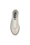 Women's Women's Jump Kick T-Toe Lace Up Leather Casual Sneaker Cream - 5