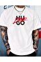 Women's Men's matching new season cotton custom-designed printed oversized