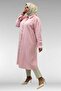68021 Plus Size Button Detailed Muslin Shirt - Candy Pink - 5