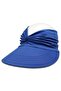 Women's Wide Brim Sun Hat – UV Protective Open Top Visor Beach Sports Tennis Golf Hat - 4