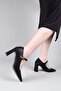 Finel Lock Buckled Heeled Shoes Black - 5