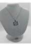Ayetel Kursi Written Evil Eye Beaded Embroidered Stylish Elegant Style Prayer Islamic Protective Accessory Steel Necklace - 4