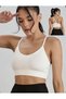 Bustier with Chest Support, Tulle, and Rope Straps Acr8060 - White - S-M