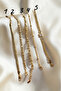 Bracelet Women's Gold Color Stainless Steel Collection with 5 Different Options