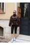 High-Collar Belted Trench Coat - 4