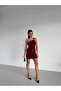 One-Shoulder Buckled Drape Detailed Dress - 3