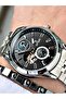 Silver Color Busines Automatic Original Mechanism Men's Wristwatch + Bracelet with Gift - 6